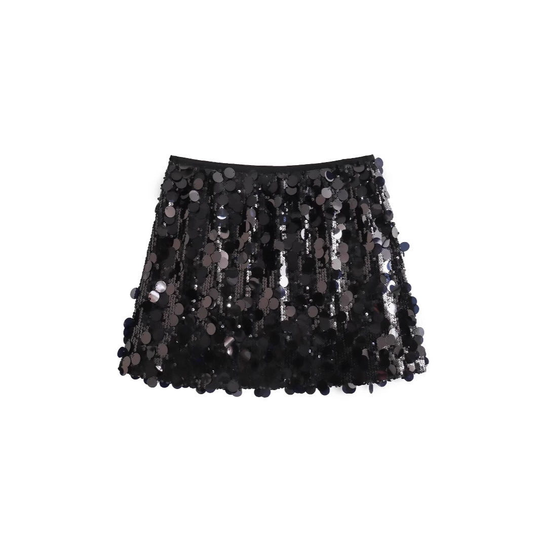 Sequins Mini Skirt